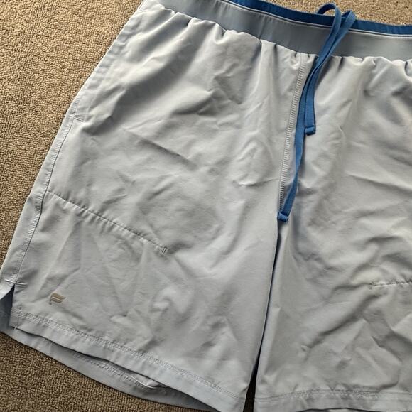 Fabletics Shorts Adult Size Large Blue Active Athleisure Casual Training Men's - Picture 7 of 12